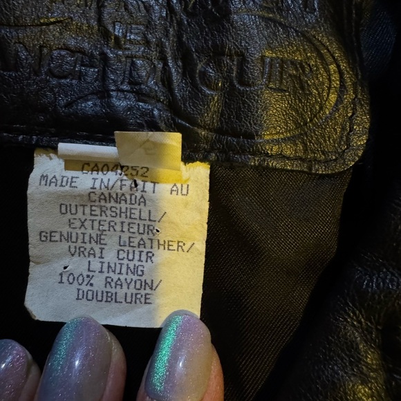 Leather ranch Black Leather Jacket for Women - Picture 4 of 7